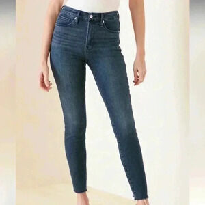 Good American Dark Blue High-Rise Skinny Jeans